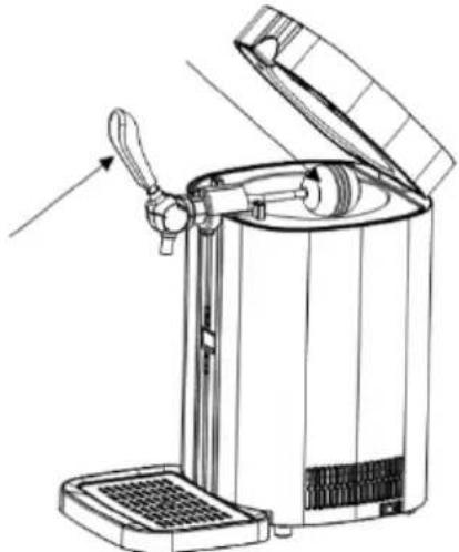 HISENSE HBD5A - Reinigung des Bierzapfmechanismus - 1