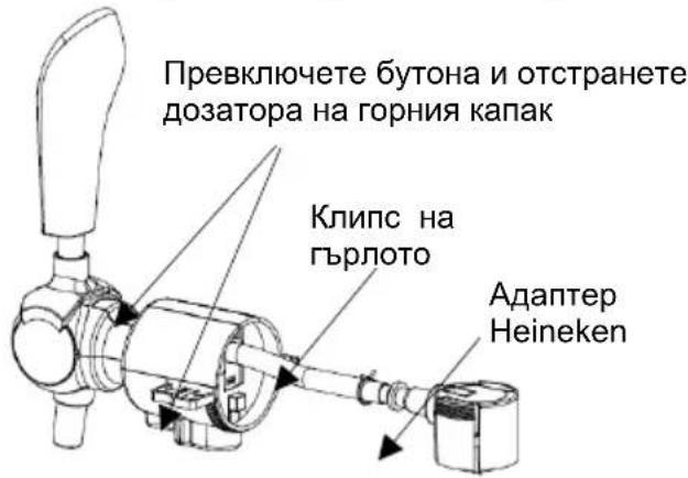 HISENSE HBD5A - Как се сменя тръбата за бира - 1
