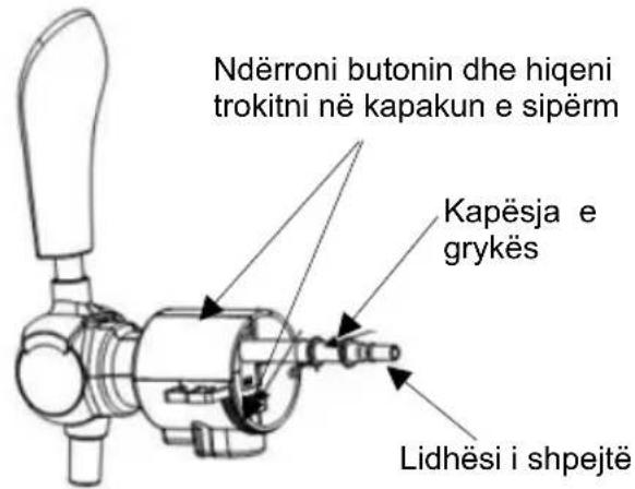 HISENSE HBD5A - Si të ndryshoni tubin e birrës - 2