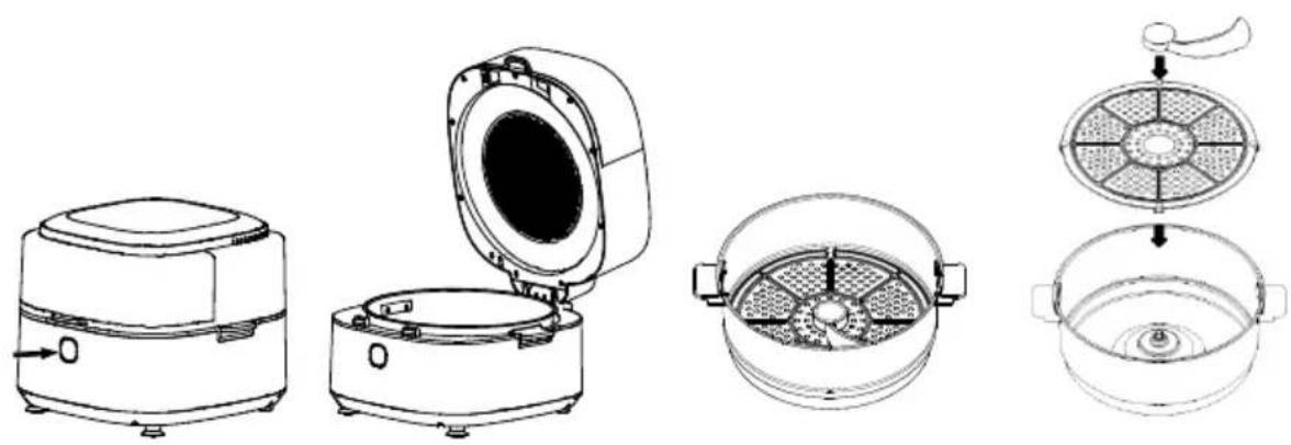 HISENSE HAF1350DR - Utilização da fritadeira - 1