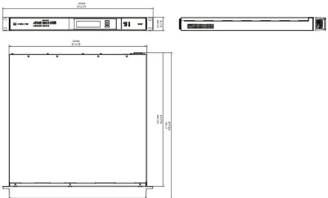 DYNACORD MXE5-64 - 尺寸 - 1