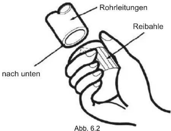 Sauber SERIE 3-2500 - Schritt 2: Entfernung von Ausläufen: - 1