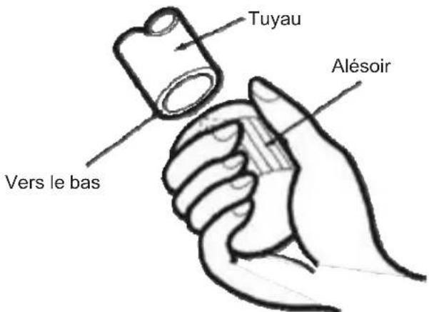 Tuyau Alésoir Vers le bas