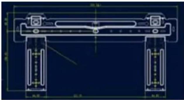 Sauber SERIE 3-3000 - DIMENSIONS - PLAQUE DE MONTAGE - 2