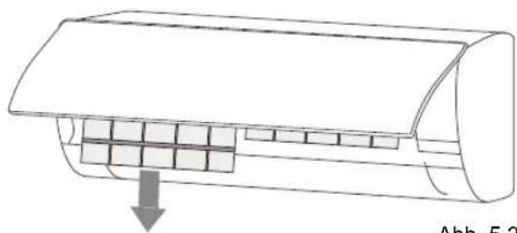 Sauber SERIE 3-3000 - Reinigung des Luftfilters - 2