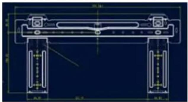 Sauber SERIE 3-3000 - MOUNTING PLATE DIMENSIONS - 2