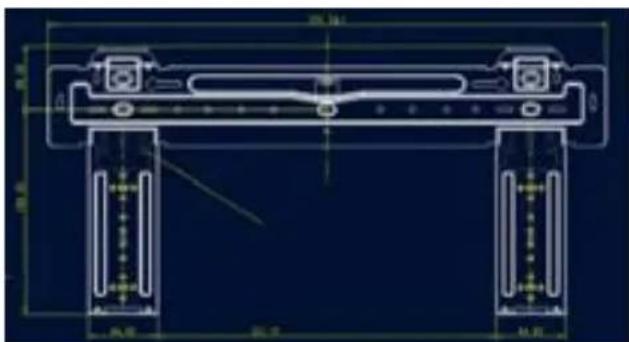 Sauber SERIE 3-3000 - DIMENSIONES DE LA PLACA DE MONTAJE - 1