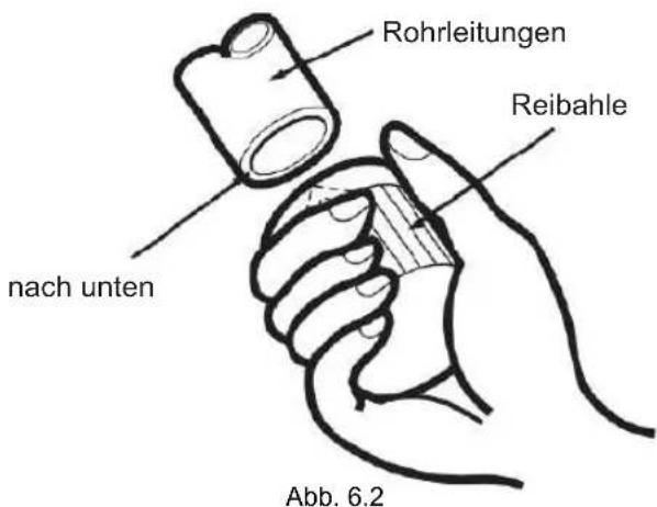 Sauber SERIE 3-3000 - Schritt 2: Entfernung von Ausläufen: - 1