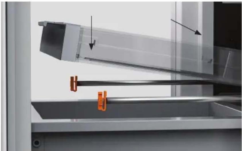 Fisher & Paykel RS3684WLUVE1 - Retrait du bac du congélateur inférieur - 4