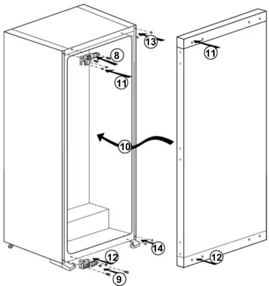 Küppersbusch FK8840.1i - Reversing the doors - 2