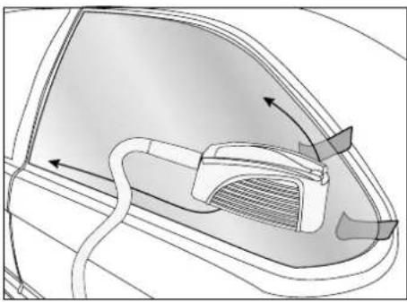 GYS Gysduction Auto Meca + - Place the inductor opposite the urethane glue joint for easy removal from the glass. - 1