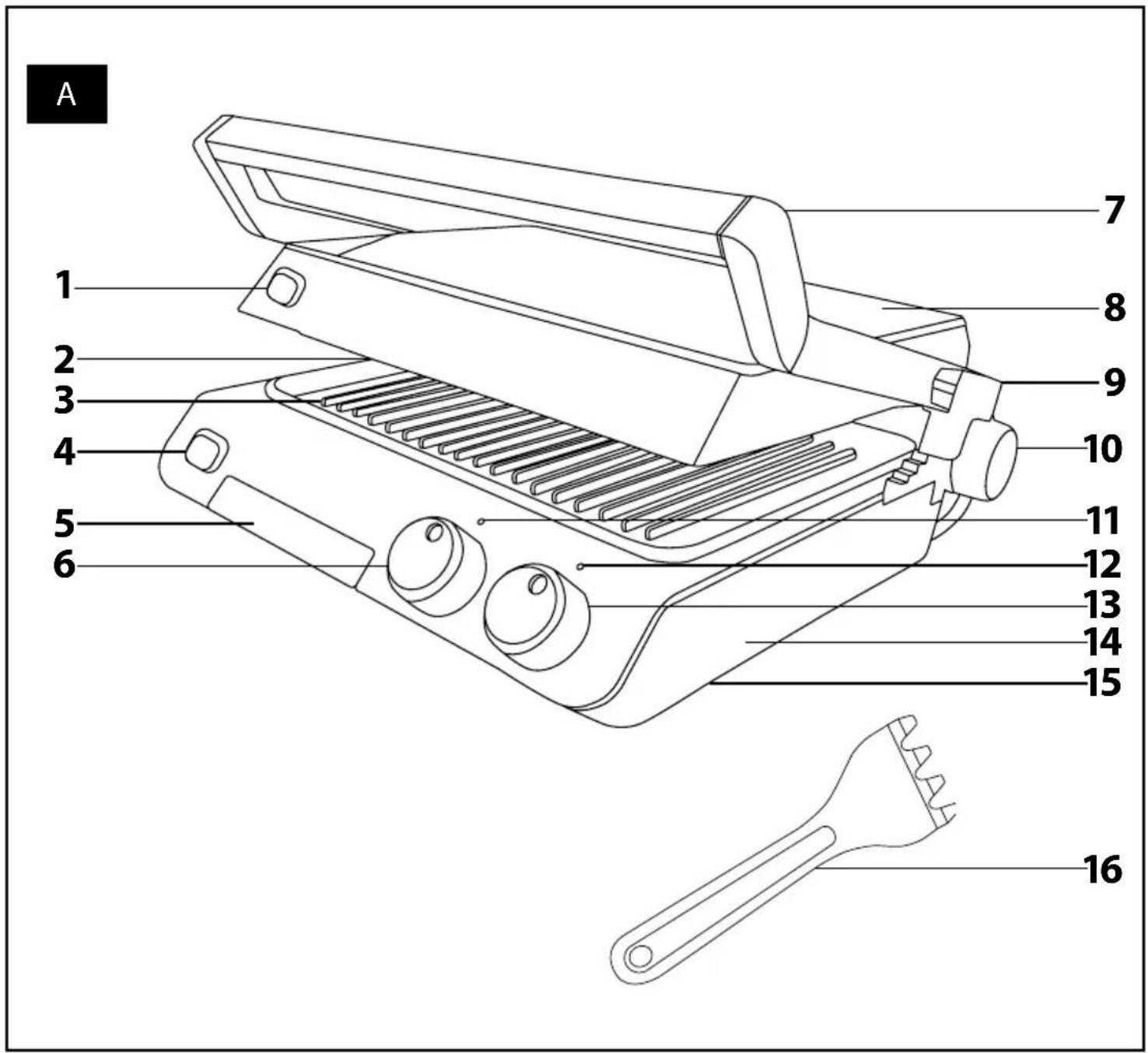 SENCOR SBG 5000BK - Attention : Surface chaude - 1