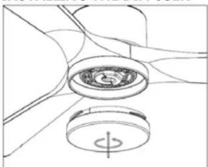 Orbegozo CP 130132 - INSTALLING THE DIFFUSER - 1