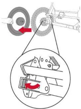 BOB Gear Revolution Flex 3.0 Duallie - Retire la rueda trasera - 1