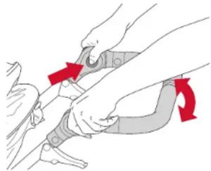 BOB Gear Revolution Flex 3.0 Duallie - Réglage de la position du guidon - 1