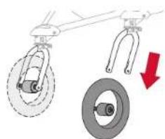 BOB Gear Revolution Flex 3.0 Duallie - Front Wheel Removal - 1