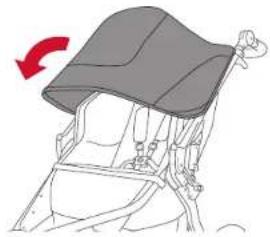 BOB Gear Revolution Flex 3.0 Duallie - Posicionar la capota - 1