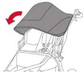 BOB Gear Revolution Flex 3.0 Duallie - Extend Canopy - 1