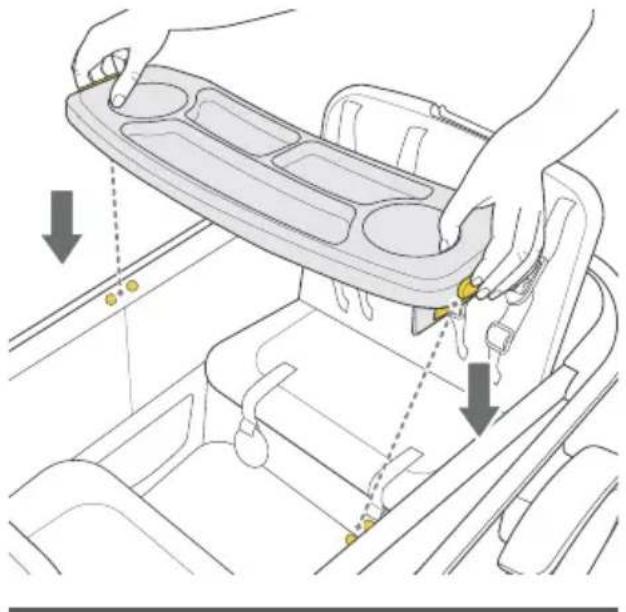 BOB Gear Renegade - Fixer le plateau de collation - 1