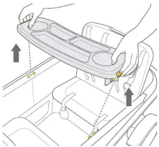 BOB Gear Renegade - Remove Snack Tray - 1