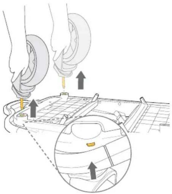 BOB Gear Renegade - Remove the Front Wheels - 1