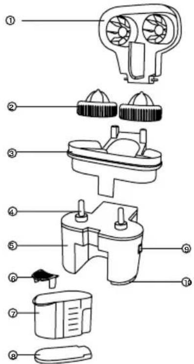 Create JUICER DUAL - ELENCO DELLE PARTI - 1