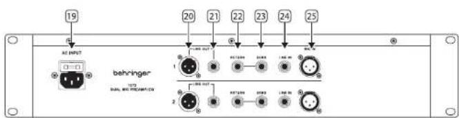 BEHRINGER 1273 - Netzanschlüsse: - 2