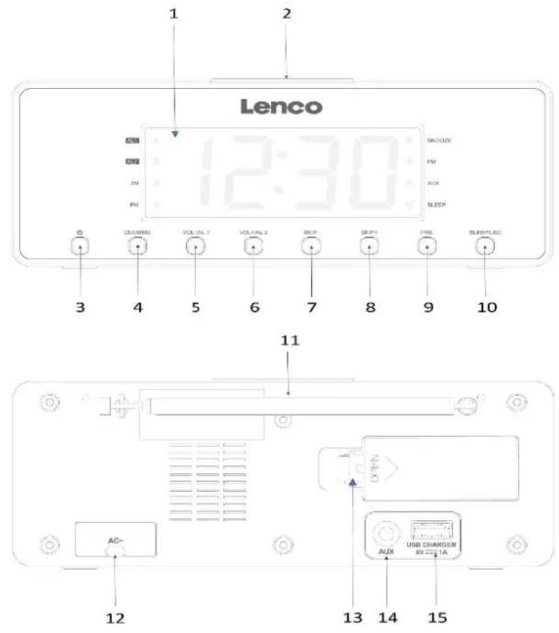 LENCO CR-540 - ASENTAMINEN - 1