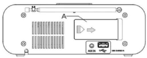 LENCO CR-540 - Back-up-batterij - 1