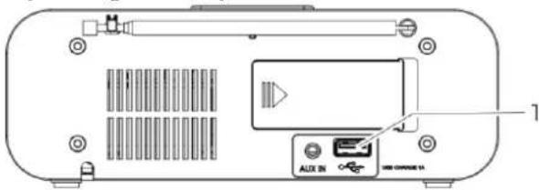 LENCO CR-540 - Afspilning med AUX - 1