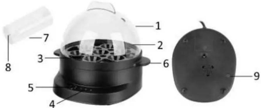 Emerio EB-131811.1 - PARTS DESCRIPTION - 1
