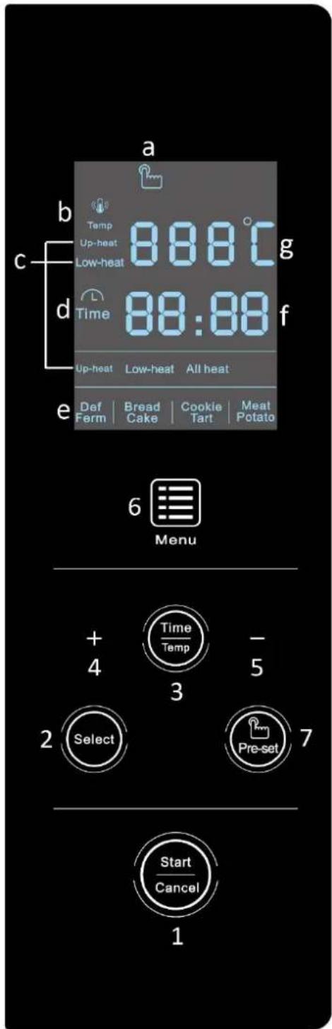 Emerio MO-131762.1 - Touch control panel - 1