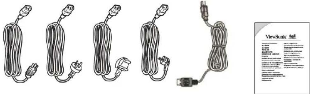 VIEWSONIC IFP6560 - Contenu de l'emballage - 1