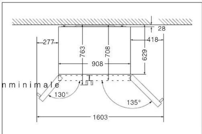 BOSCH KAD93AIDP - Deuropeningshoek - 1