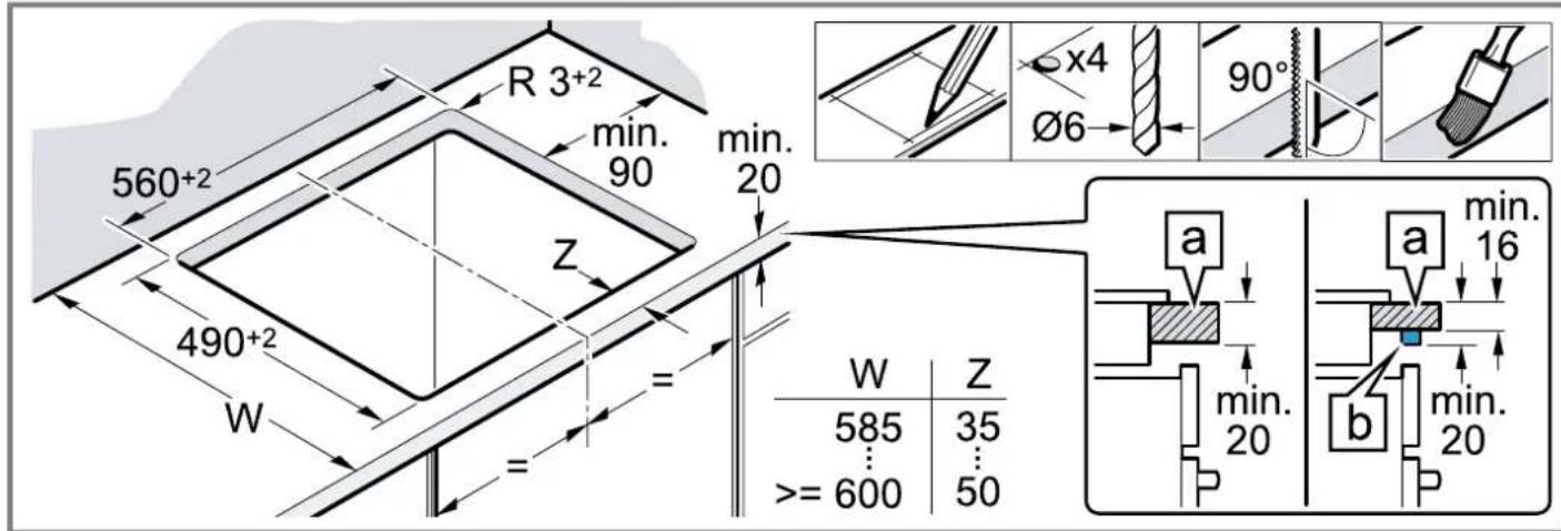 BOSCH NKE611GA2E - Meubel voorbereiden - 1