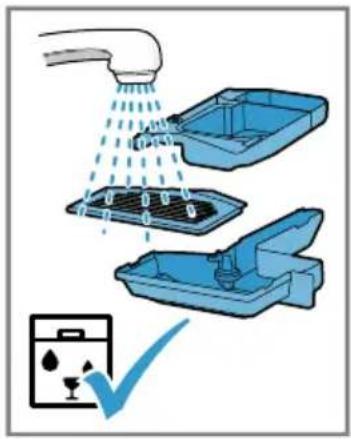 BOSCH TQU60307 - Nettoyer la cuvette d'égouttage et le réservoir pour marc de café - 2