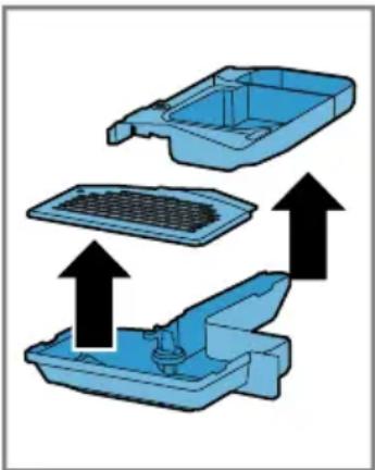 BOSCH TQU60703 - Nettoyer la cuvette d'égoutage et le réservoir pour marc de café - 2
