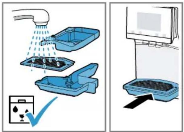 BOSCH TPU60309 - Cleaning the drip tray and coffee dregs container - 2