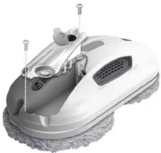 EZICLEAN Hobot 388 - Replace the tank. - 1