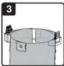 Vacmaster Professional VJH1211PF 0204 - INSTALLING DUST COLLECTION BAG - 3