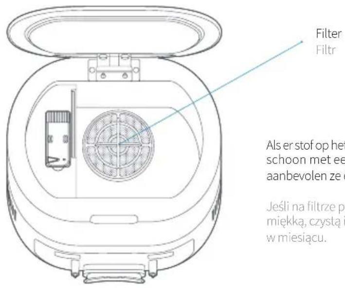 EZICLEAN Aqua connect x1200 - Reinig het filter / Czyszczenie filtrów - 1