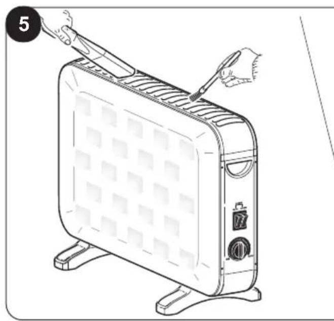 OLIMPIA SPLENDID Caleo Metal - INSTRUCCIONES PARA EL USO Y EL MANTENIMIENTO - 6