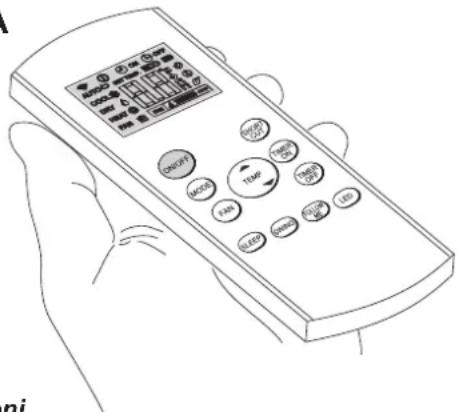 OLIMPIA SPLENDID Dolceclima Silent S1 10 P - - OBSŁUGA PILOTA ZDALNEGO STEROWANIA - 1