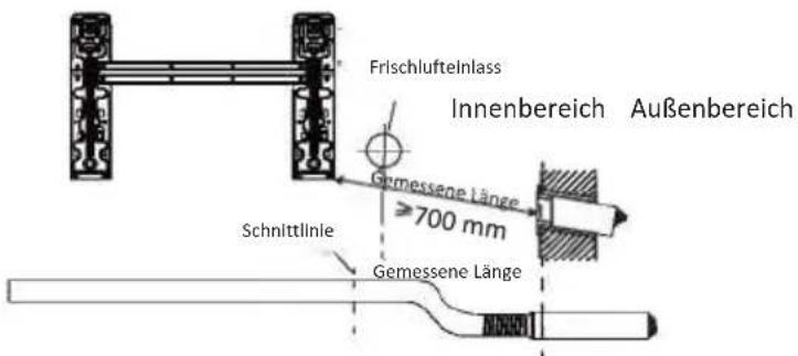 OLIMPIA SPLENDID Alysea E - Schritt: Die Frischluftleitung anschließen und den Filter einsetzen - 3