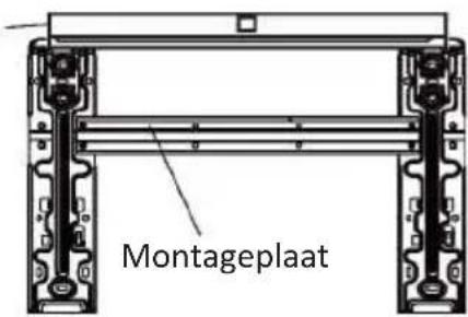 OLIMPIA SPLENDID Alysea E - Stap 2: Montageplaat installeren - 1