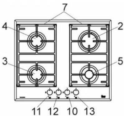 TEKA CGW LUX 30 1G AI AL DR CI - ΠΕΡΙΓΡΑΦΗ ΕΣΤΙΩΝ ΜΑΓΕΙΡΕΜΑΤΟΣ - 2