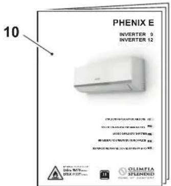 OLIMPIA SPLENDID Phenix E - - MATERIAL NO SUMINISTRADO DE SERIE - 9