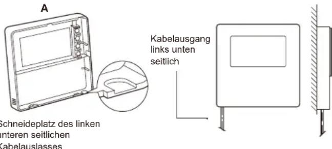 OLIMPIA SPLENDID Sherpa Monobloc S2 E - Installationsverfahren und Anpassung der Einstellung der kabelgebundenen Fernbedienung - 6