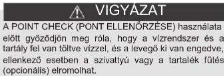 OLIMPIA SPLENDID Sherpa Monobloc S2 E - Próbaüzemi működtetés (manuálisan) - 5