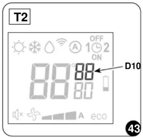 OLIMPIA SPLENDID Unico Edge - - Setare ceas și timer (T2) - 1
